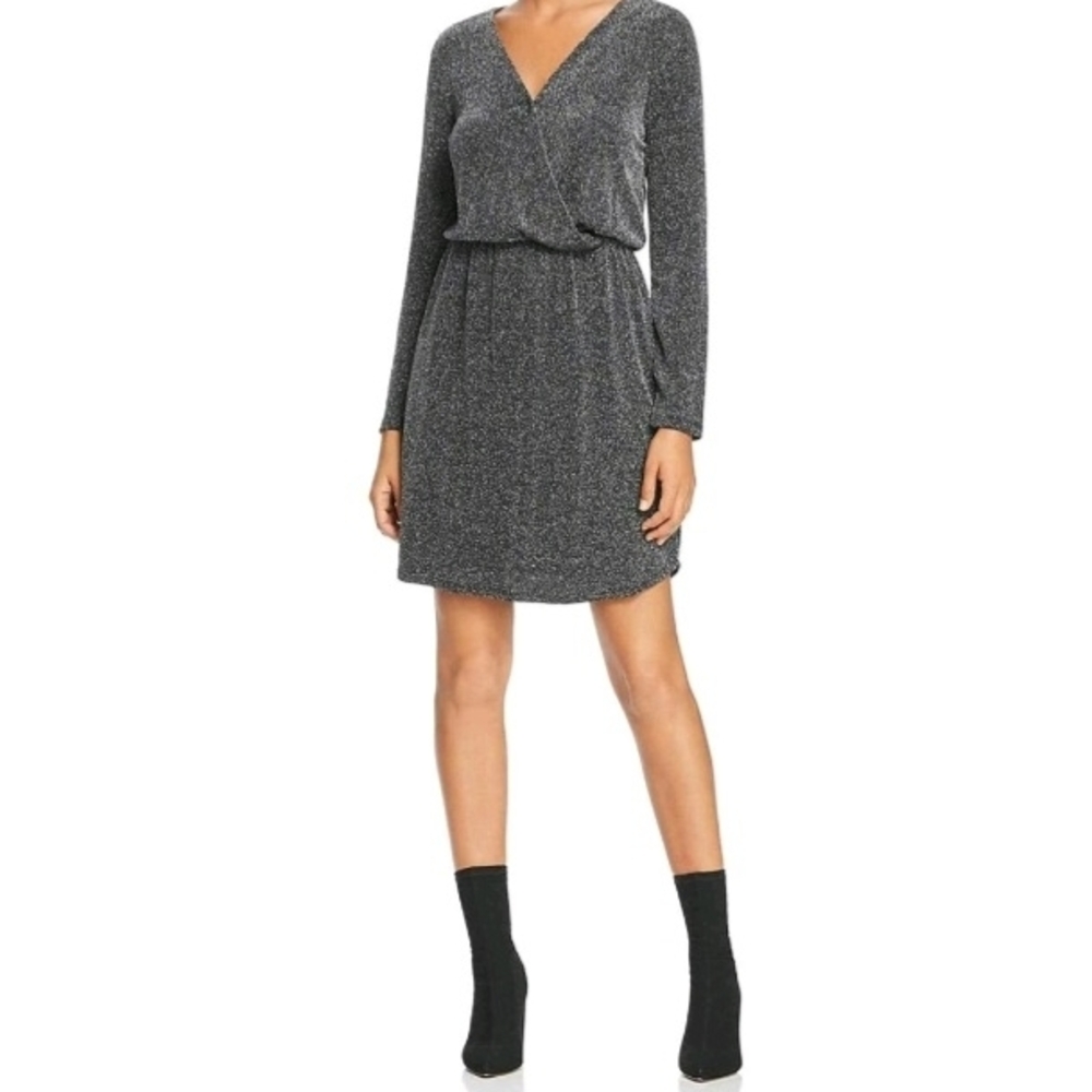 Karen Kane Charcoal Long Sleeve Dress